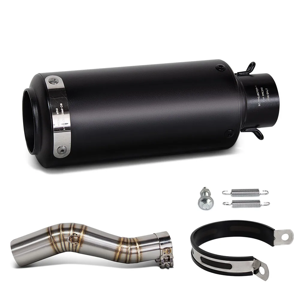 

Sport Racing Slip On Line Exhaust For Honda CBR250RR CBR250 RR 2017-2024 Motorcycle Project Muffler with Middle Link Pipe