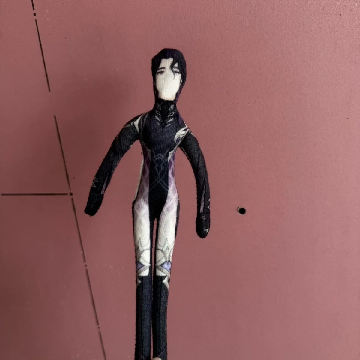 26cm Flexible Body Wire Genshin Impact Lohen / Zandik The Doctor Il Dottore / Pantalone Plush Toy Anime Game Figure Plushie Doll - view 3