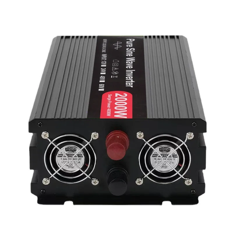 2000w Power Inverter Pure Sine Wave Power Inverter 2000w Dc12v to Ac 220v for Household Use