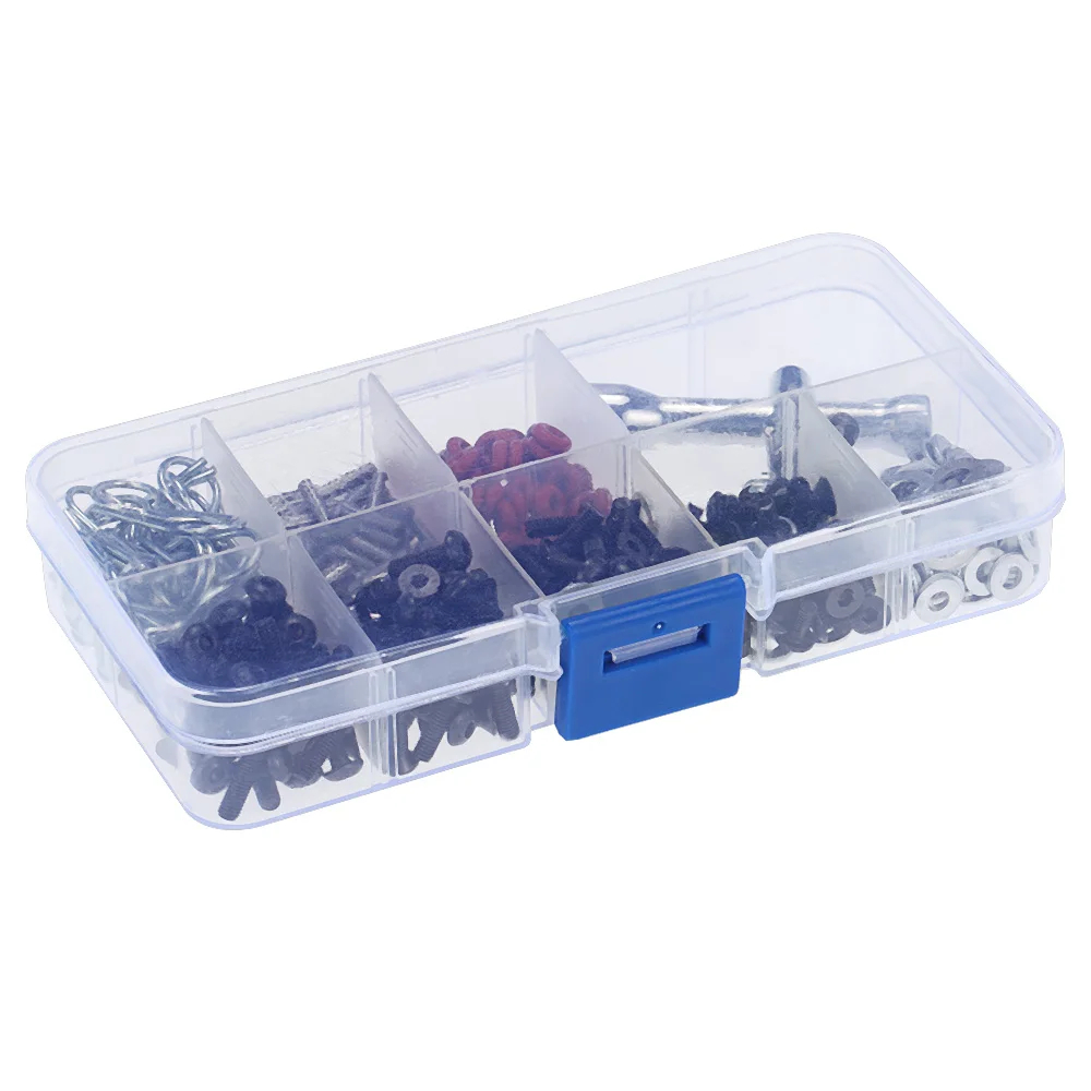 Very practical Special Repair Tool and Screws Box Set for 1/10 HSP RC Car include 270 Pcs Hexagon Wrench RC Parts