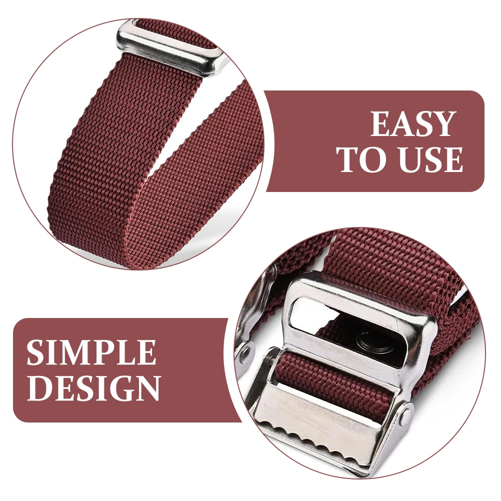 

2 Pcs Stilt Fixing Straps Adjustable Leg Belt Replacement Drywall Stilts Support Nylon Band High Heel Foot