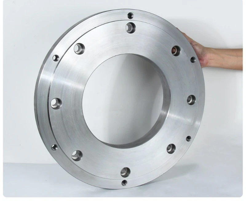 Four-axis Five-axis Flange Transition Plate Connected To Self-centering Three-jaw Chuck Turntable 6810-inch Conversion Head