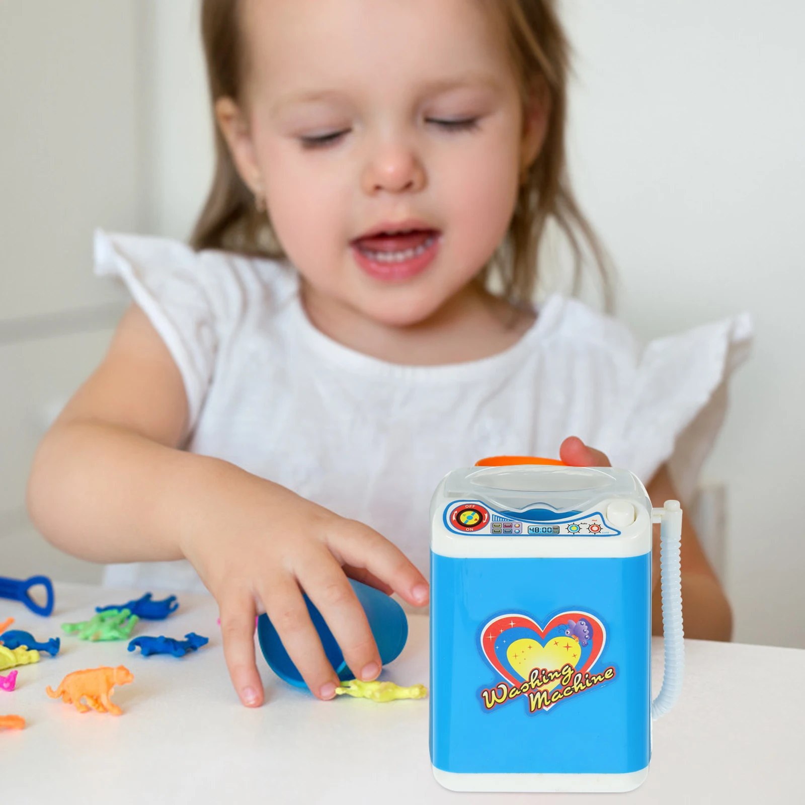 

Simulation Washing Machine Toy Material Kids Playing House Prop Educational Toy Laundry Plaything Child Early Learning