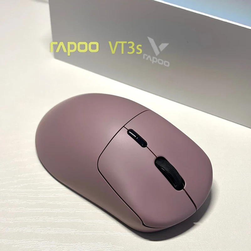 

Беспроводная мышь Rapoo Vt3s/Vt3s Max Paw3395 Легкая двухрежимная двойная эргономичная игровая мышь 8k Рождественский подарок для мальчиков