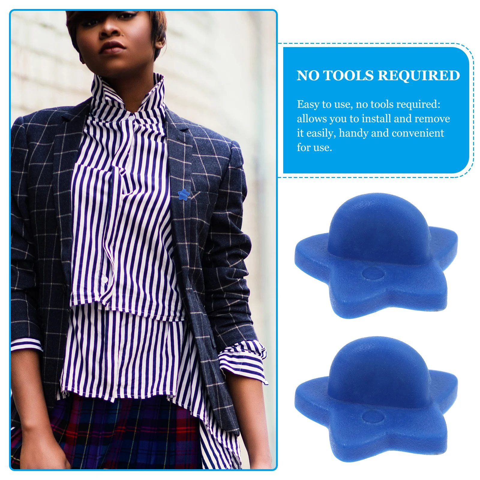 

100 pcs Star Brooch Backs Pin Keepers For Lapel Pins Badges Jewelry Making Diy Repair Clutch Buckles Uniform Badge Replacement