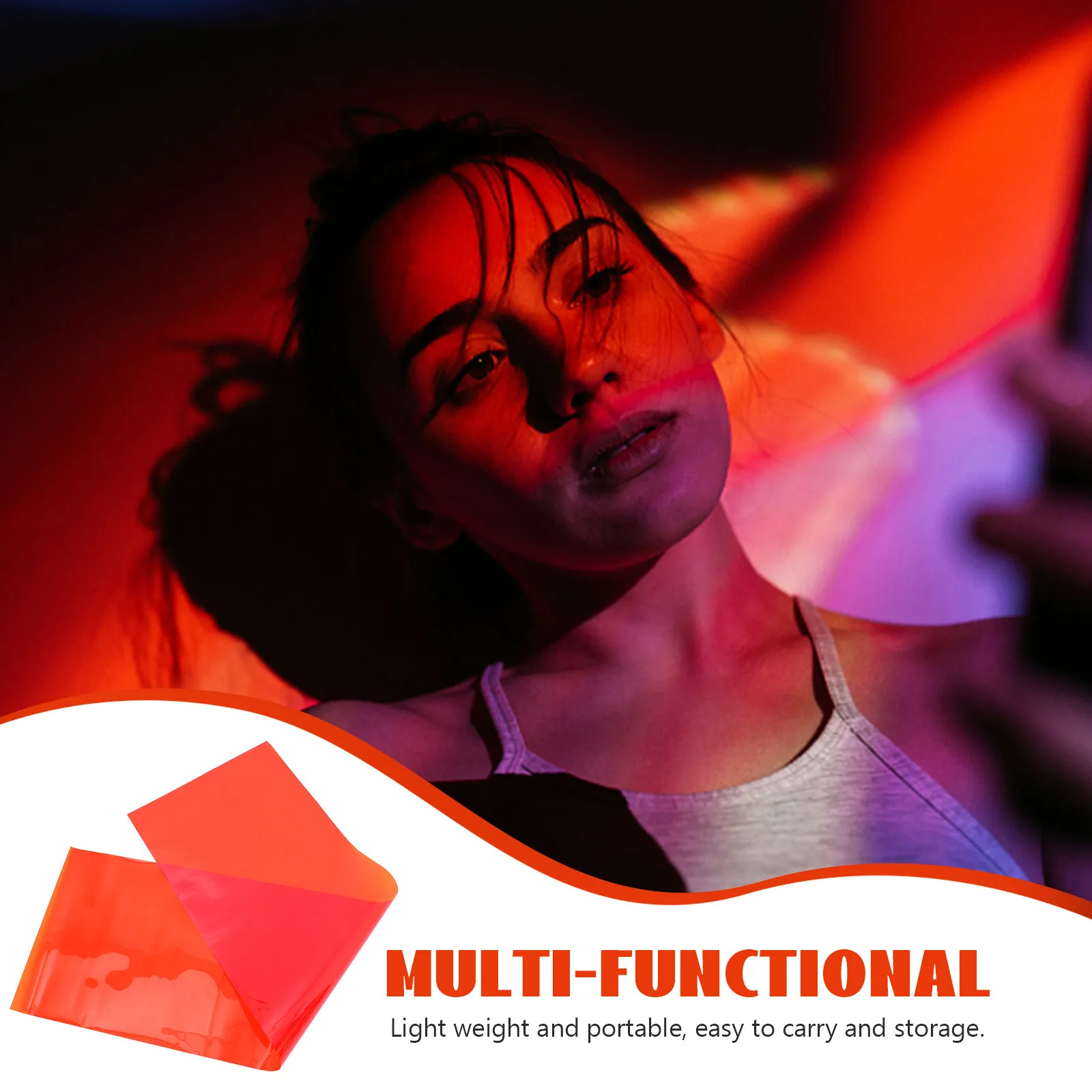 

Color Correction Light Filter Film Lighting Gel Plastic Sheets Decorative Window Overlay Transparent Studio