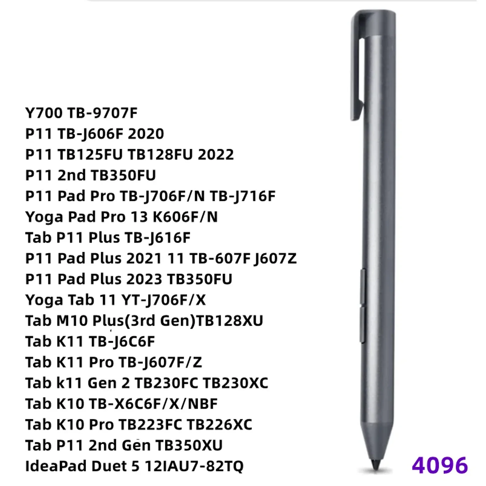 Active Pen Stylus Pen for Xiaoxin P11 / Tab P11 Pro/Xiaoxin Pad P11 Plus J607 Active Touch Pencil Compatible Precision Pen 2