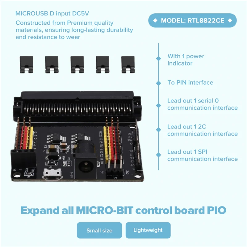 

Superb Sensor Expansion Board Shield V2 DIY Electronics Extension Module For BBC Micro-Bit Programming Development
