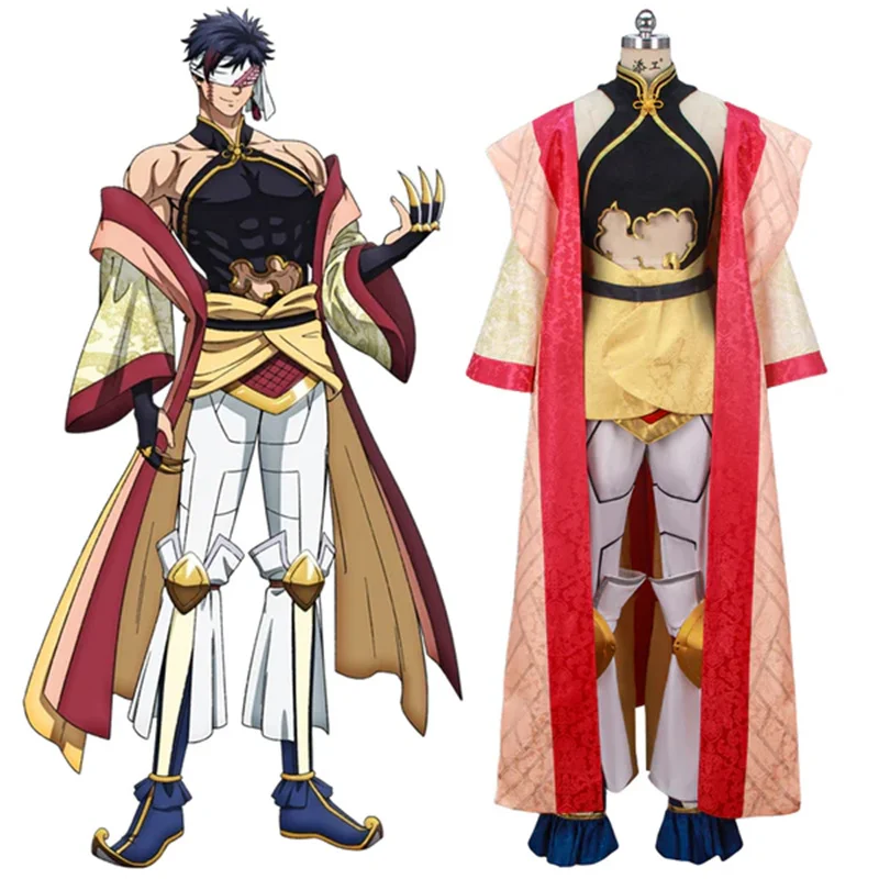 

Record of Ragnarok Qin Shi Huang Cosplay Costume Men Fancy Uniform Suits Halloween Christmas Carnival Outfits Custom Made