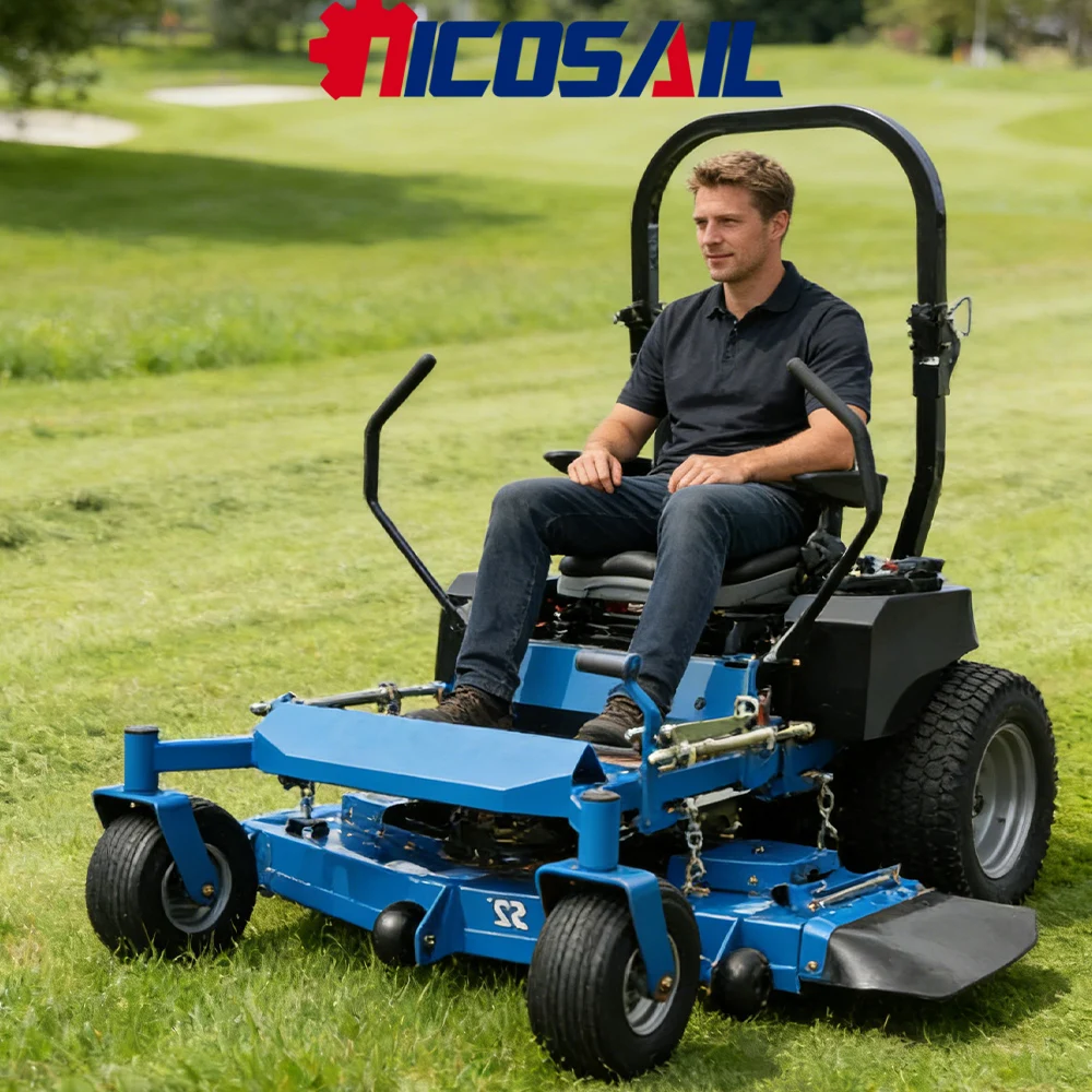 Compact Ride On Mower CE Certified Euro 5 Customizable Configuration Easy Operation for Residential Garden