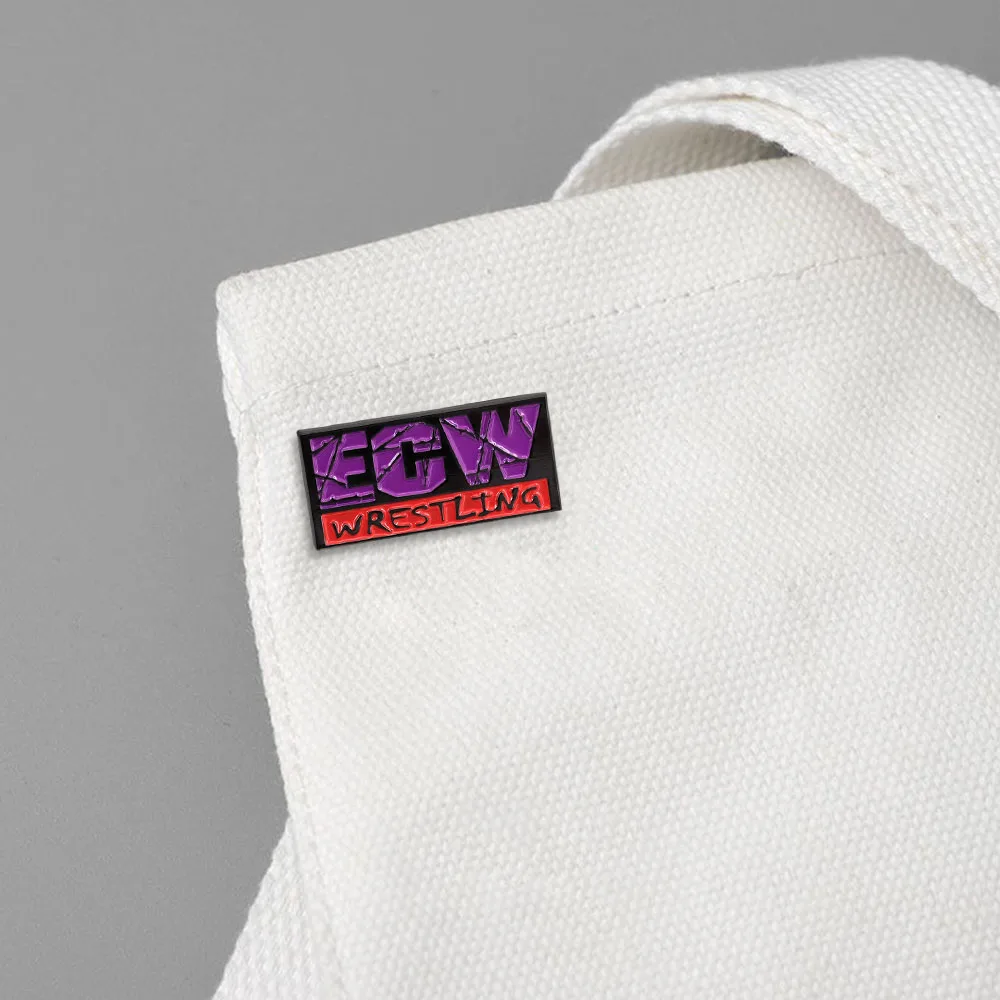 Klassische Wrestling-Match-Brosche, Drahtgeflecht, Wrestling-Logo-Abzeichen, Fansammlung, Gedenk-Emaille-Pin, Rucksack-Accessoire, Geschenk – Detail 7