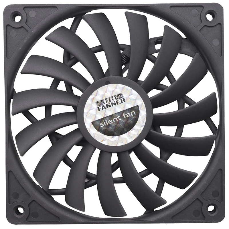 Thin 12mm Thickness 120X120X12mm 12V Desktop Computer Host Quiet Fan with Speed 12CM Chassis Cooling Fan-DTD2