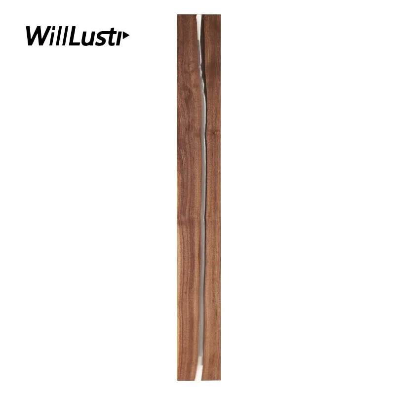 متصدع الخشب الجدار مصباح الجوز البلوط Elmwood LED الشمعدان فندق مقهى مكتب غرفة المعيشة الممر اللوبي السرير الحد الأدنى ضوء #2