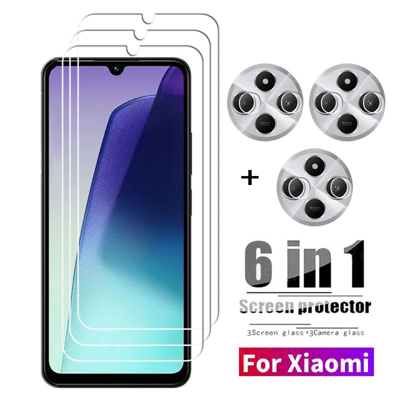 

Full Clear Glass For Xiaomi Redmi i A4 Screen Protector Redmi A4 Tempered Glass Protective Phone Lens Film Redmi A4 inch 6.88"