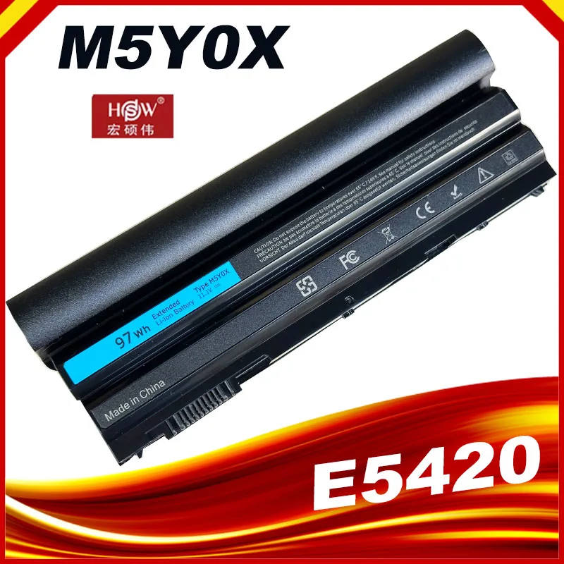 

M5Y0X T54FJ 87WH Laptop Battery for Dell Latitude E6430 E5420 E5430 E6420 E6530 E6540 E6440 04NW9 2P2MJ NHXVW M5YOX 8858X 7FJ92