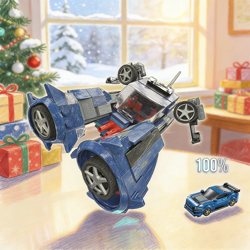 

340pcs MOC Mag Level Midnight Reaper City Champions Model Building Blocks Toy Construction Christmas Gifts Idea Education