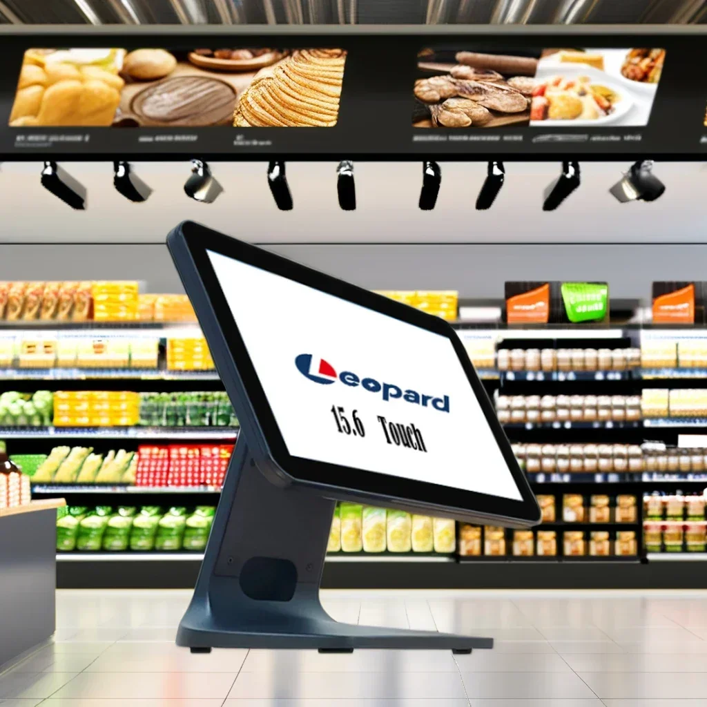 15,6 Zoll All-In-One POS Hardware Touchscreen-Rechnungsmaschine für Registrierkasse POS-System