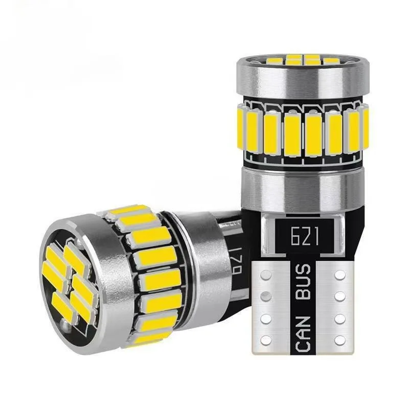

2pcs T10 W5W Car Led CANBUS Light 168 194 501 Bulbs 4014 21SMD 12V Led No Error Interior Dome Map Door Light for Car