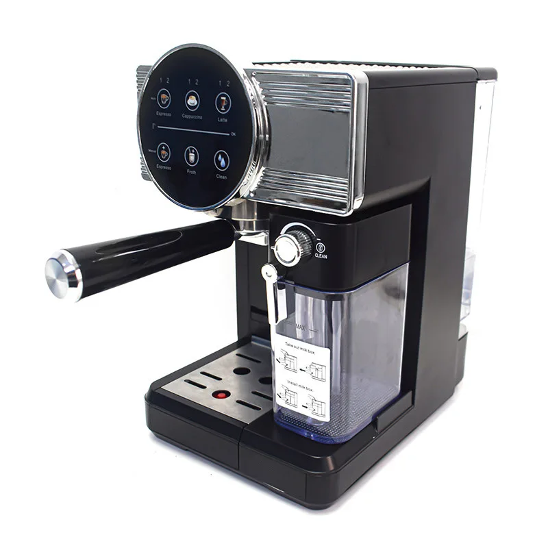 Pumped Italian espresso machine with steam foam and tank coffee machine with foam and tank coffee machine