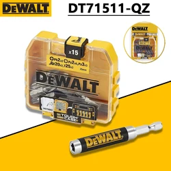 DEWALT DT71511 Screwdriver Bit Set 16 Pieces Telescopic Magnet Holder Inserts Storage Electric Drill Bits Power Tool Accessories