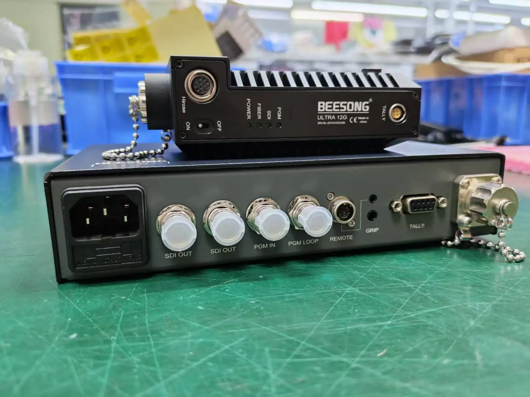 12G SDI Fiber Kits With Remote Control from CCU by RCP