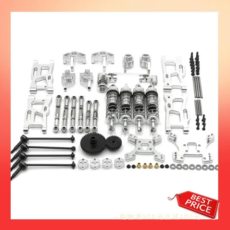 

ABNR For Wltoys 144001 144002 144010 124017 124019 Swing Arm Shock Absorber Upgrades Modification Kits RC Car Accessories