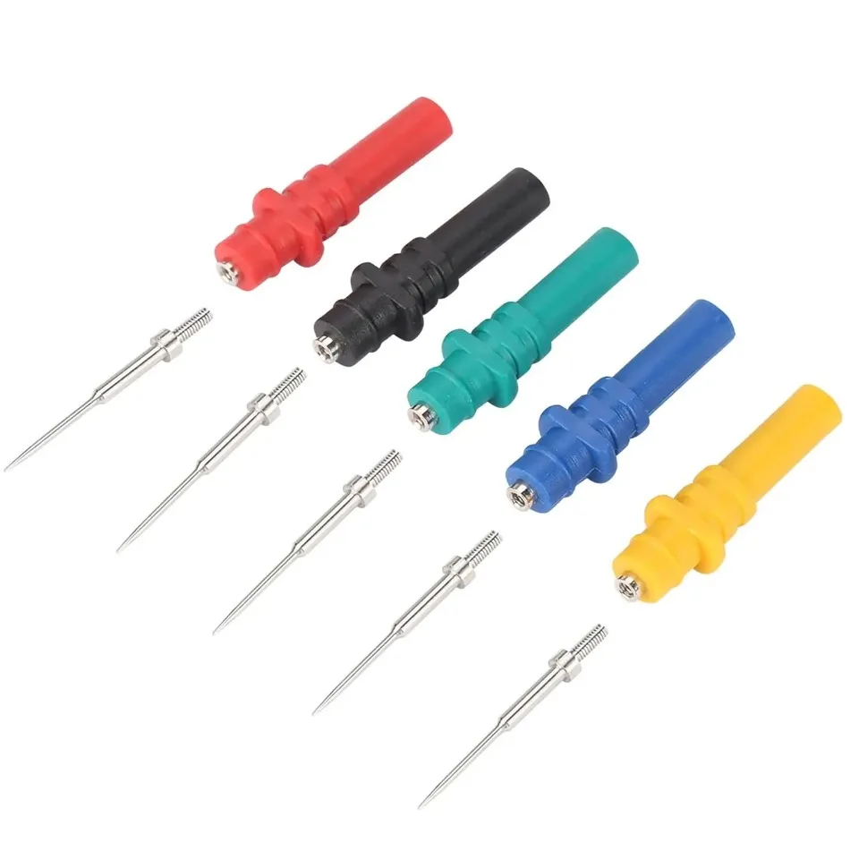 P8002 15pcs Automotive Diagnostic Test Probe Puncture Needles Oscilloscope Probe Pins Set Repair Tool Accessories HT307