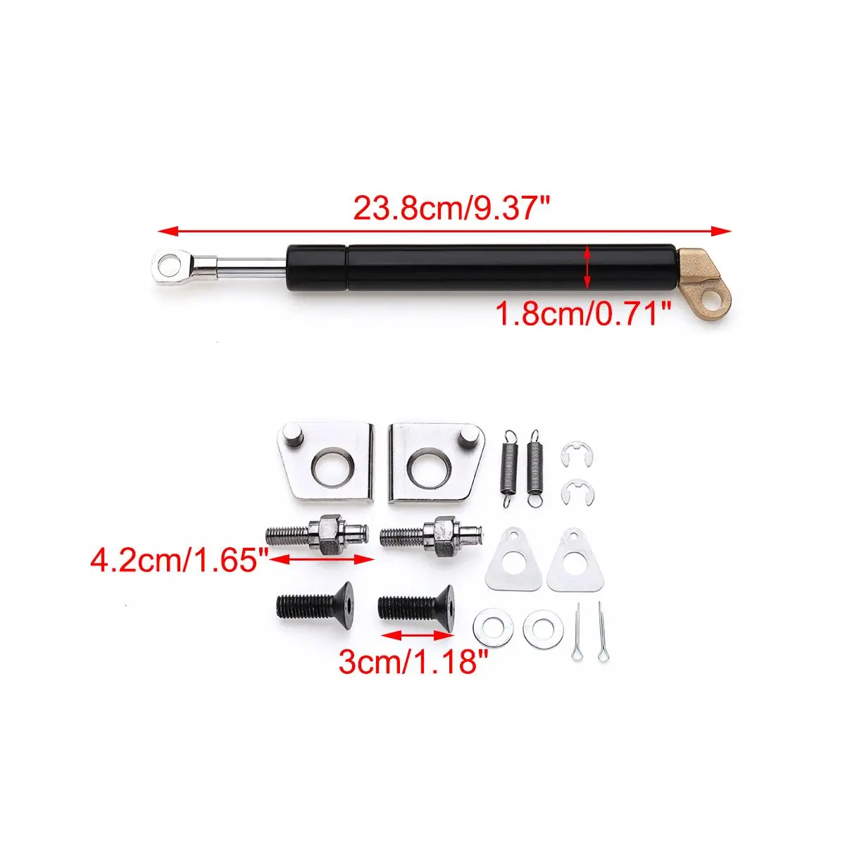 Amortisseur de porte arrière pour Ford Ranger, amortisseur de gaz, ralentisseur de gaz, magasins à droite, T6, XL, Px, 2012, 2013, 2014, 2015, 2016, 1 paire