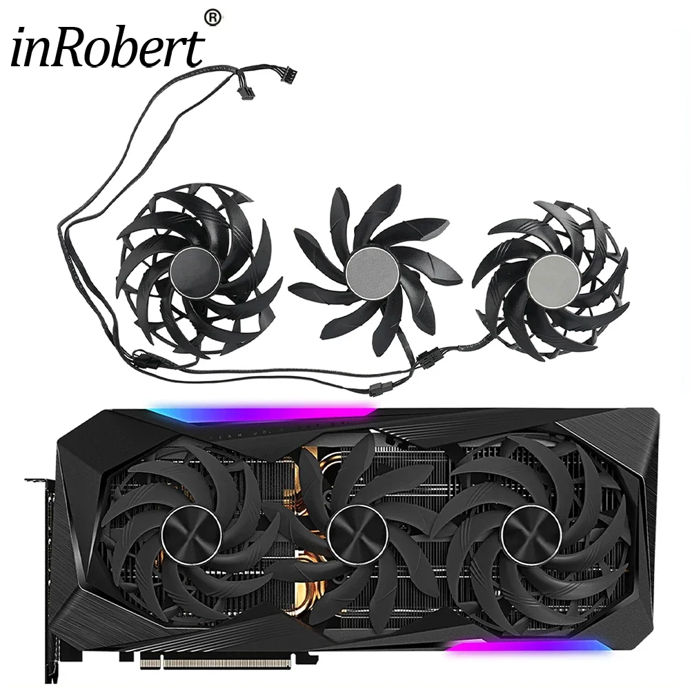 New PLD10015B12H Cooling Fan for Gigabyte AORUS GeForce RTX 3070 3080 3090 XTREME RX 6800 6900 XT MASTER 16G Graphics Card Fan