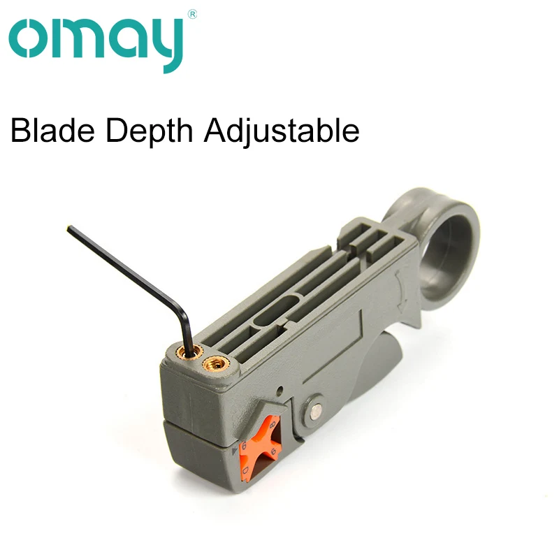 Coaxial Wire Stripper Multifunctional Wire Stripper และสายเครื่องมือตัดเครื่องมือ RG58 RG59 RG6