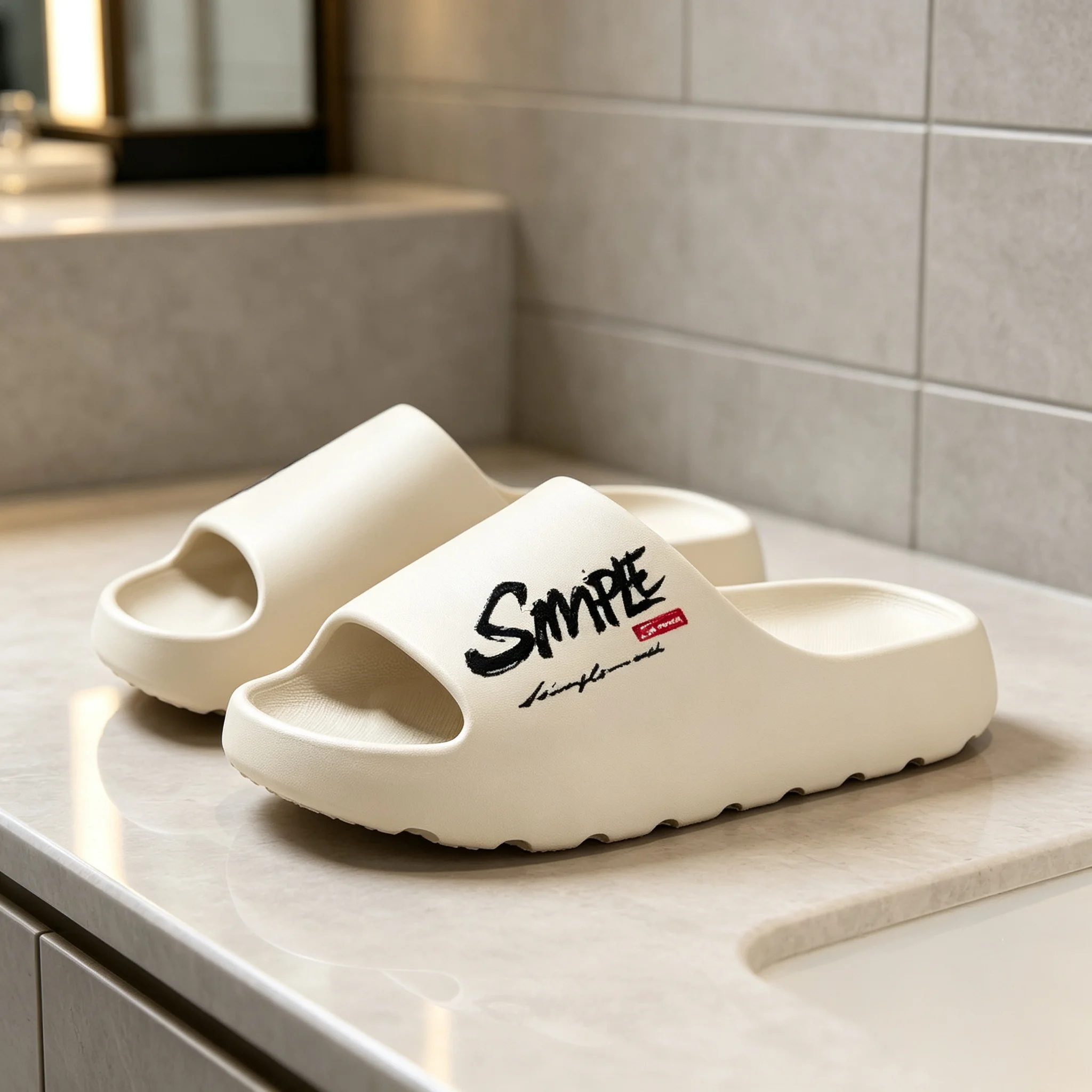 

Size 38-47 EVA Men Outdoor Slippers Sports Heightened Thick Bottom Slippers Comfortable Breathable Outdoor Slippers