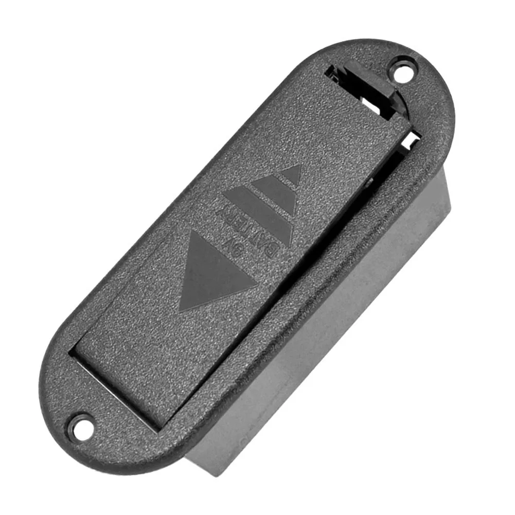 1pc 9V / Box For Electric Guitar Bass And Active Pickup With Connector Bass For -Battery Case Replacement User-Friendly