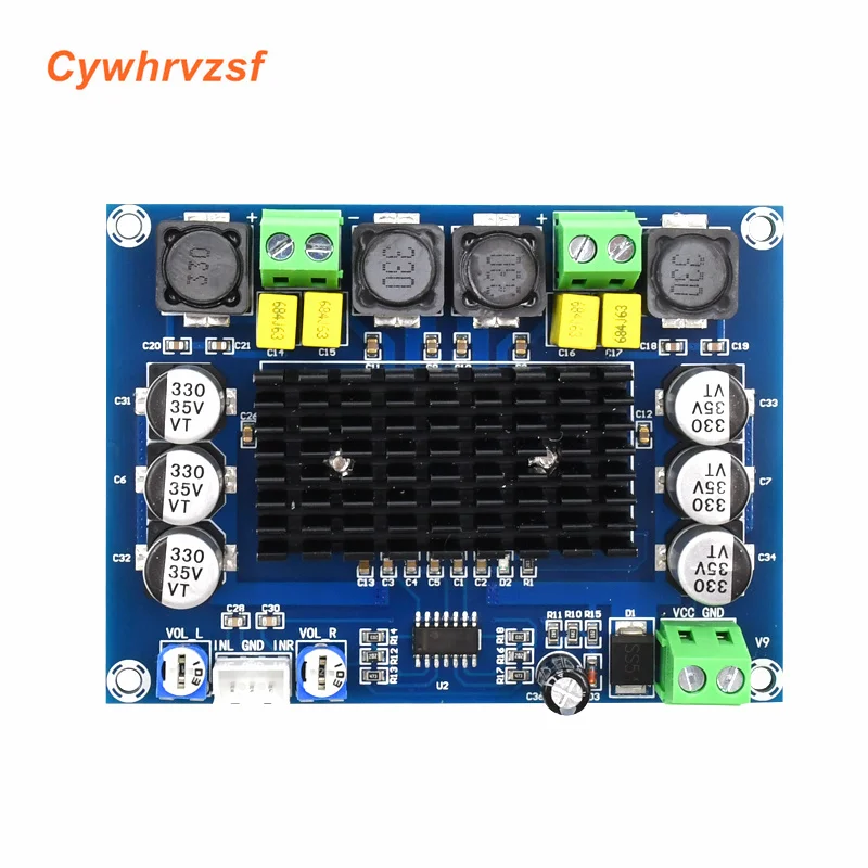 XH-M543 High Power Digital Amplifier Board TPA3116D2 Audio Amplifier Module Dual Channel 2*120W