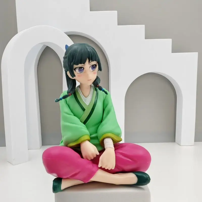 15cm 구스리야 노 히토리고토 마오마오 애니메이션 소녀 피규어 9cm 약사의 일기 진시/마오마오 액션 피규어 모델 인형 장난감 선물