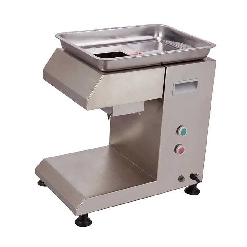 Automatic stainless steel small fresh meat slicing and dicing machine