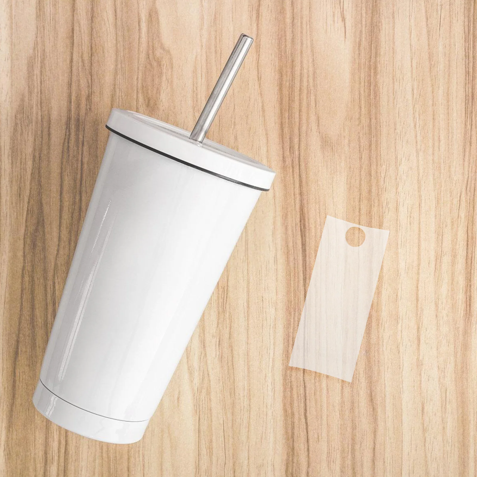 

5Pcs Acrylic Sublimation Name Tags Blank for Tumblers DIY Custom Name Plates Durable Practical Sublimation Acrylic Blank