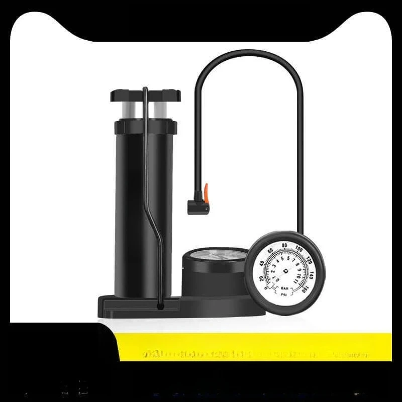 Foot Pump Bicycle Household High Pressure Portable Bicycle Electric Vehicle Battery Car Motorcycle Basketball Air Pump