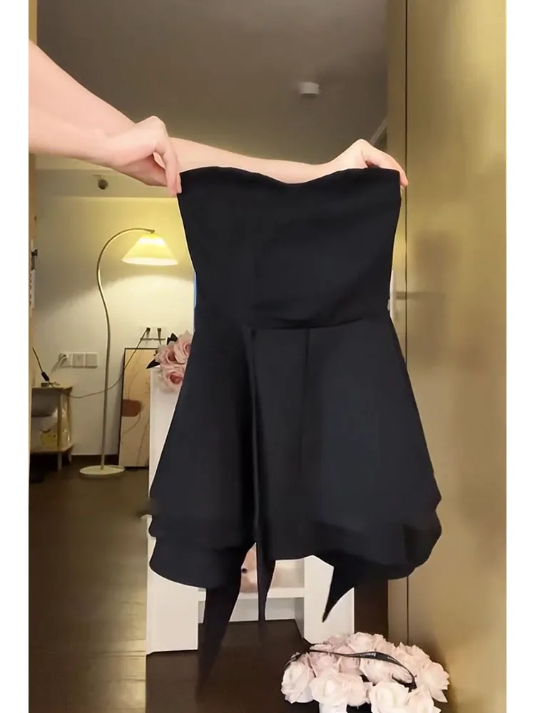 

Женский летний топ Bla Irregular Design Sensual Strapl Dr для коррекции фигуры, маленький размер, Hot Girl Sle, для повседневной носки, из шелковой смеси