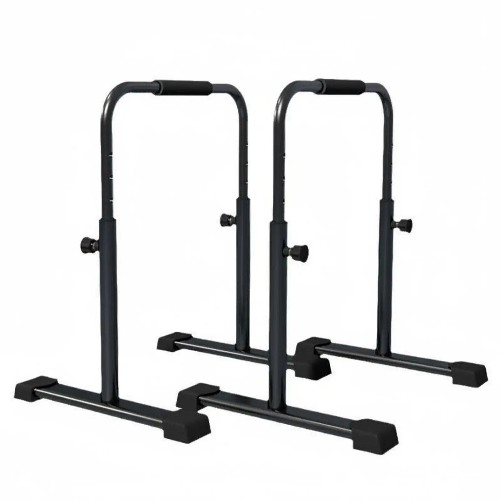 Space Saving Dip Bar for Apartment Workout Split Design Steel Pipe Parallel Bars for Home Strength Training and Calisthenics