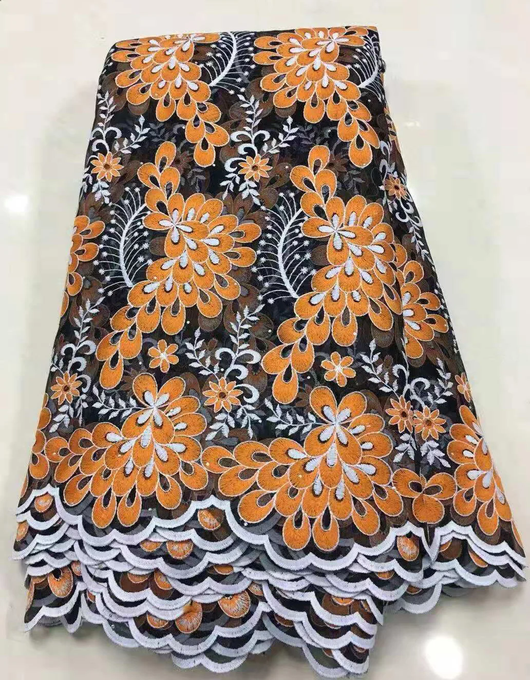 

Big Collection 2021 Selling African Tulle Lace Fabric High Quality African France Lace Fabric for Embroidery Swiss Voile Lace