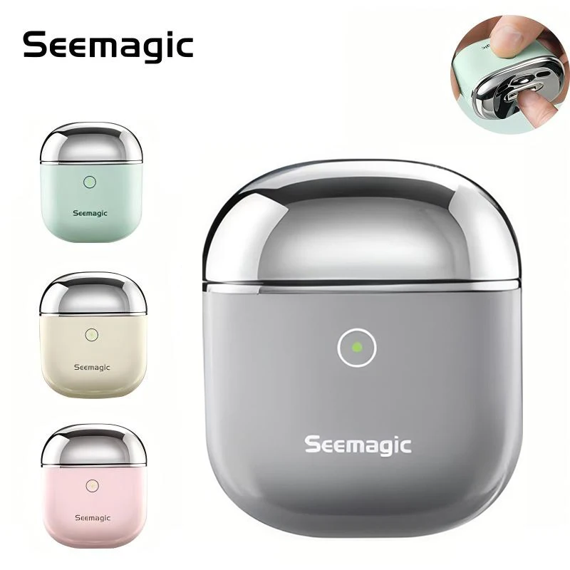 

Mini Electric Nail Trimmer Premium Alloy body Seemagic Auto electric nail clippers Safe Protect Holiday Gift for Kids Women Men