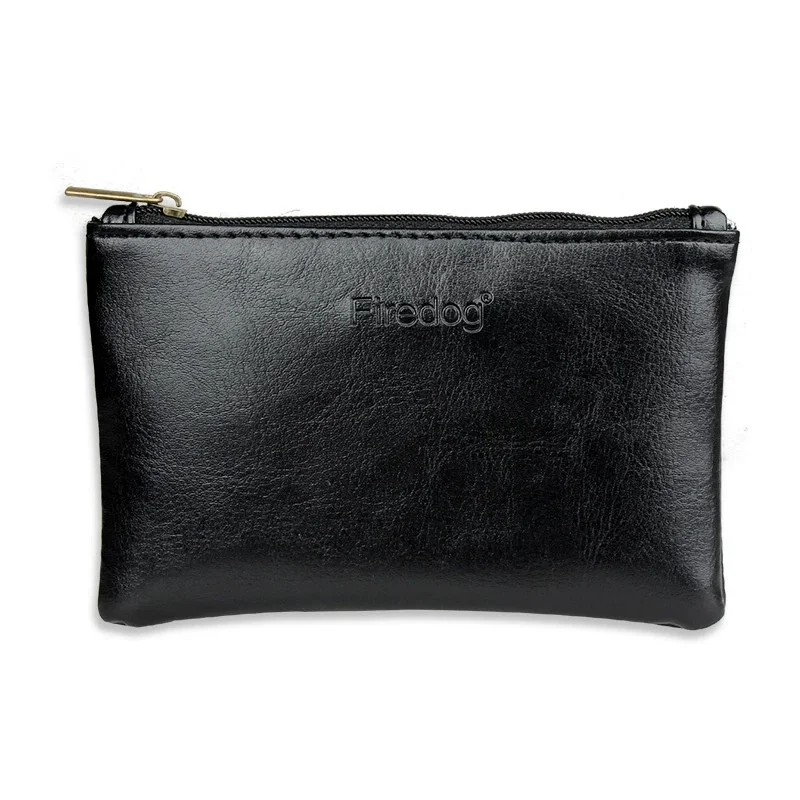 

Portable Leather Handmade Tobacco Pipe Pouch with Zip Smell Proof Water Proof Tobacco Pouch