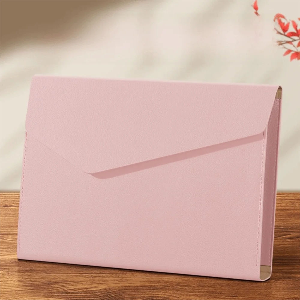 Large Capacity PU Leather File Bag Waterproof Magnetic Buckle a4 Document Folder Handheld Portable Files Briefcase Business
