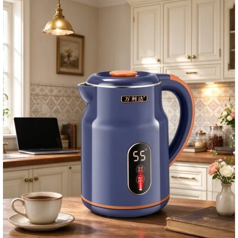 Smart Electric Kettle, Stainless Steel Large Capacity Thermostatic Water Boiler with Keep Warm, Multi-Functional for Home