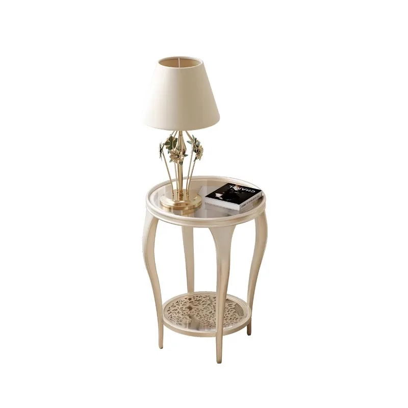 

Light luxury sofa side table Modern simple high-end small coffee table