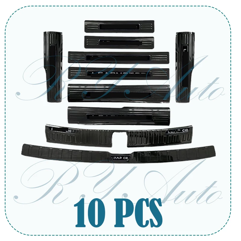 Auto Instaplijsten Strips Voor Leapmotor C10 2024 2025 2026 Rvs Drempel Decoratie Anti-Stampede Pasta Auto accessoires