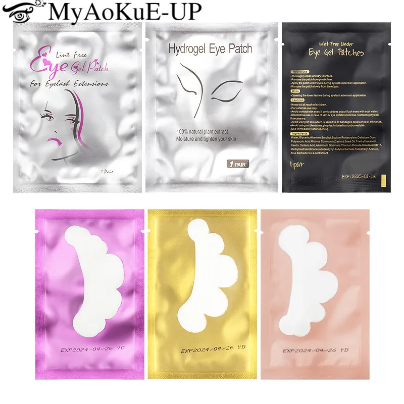 50pairs Cloud Shape Eye Patches Under Eye Pads Parches Paper Stickers Lash Extension Grafting Eyelash Protection Eye Makeup Tool