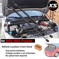 Modify Hood Struts for MG3 Hybrid+ 2024 2025 2026 MG 3 Front Bonnet Lift Support Gas Shock Damper Absorber Piston Rod Cylinders