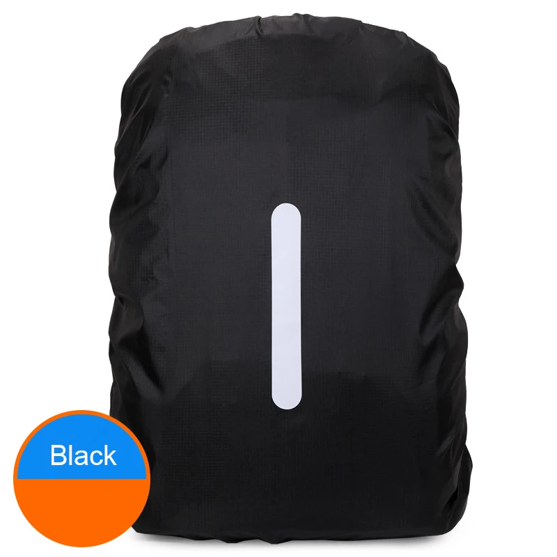 Mochila impermeable para ciclismo para hombre y mujer, cubierta de lluvia para viajes al aire libre, senderismo, escalada, tira reflectante, 35-40L