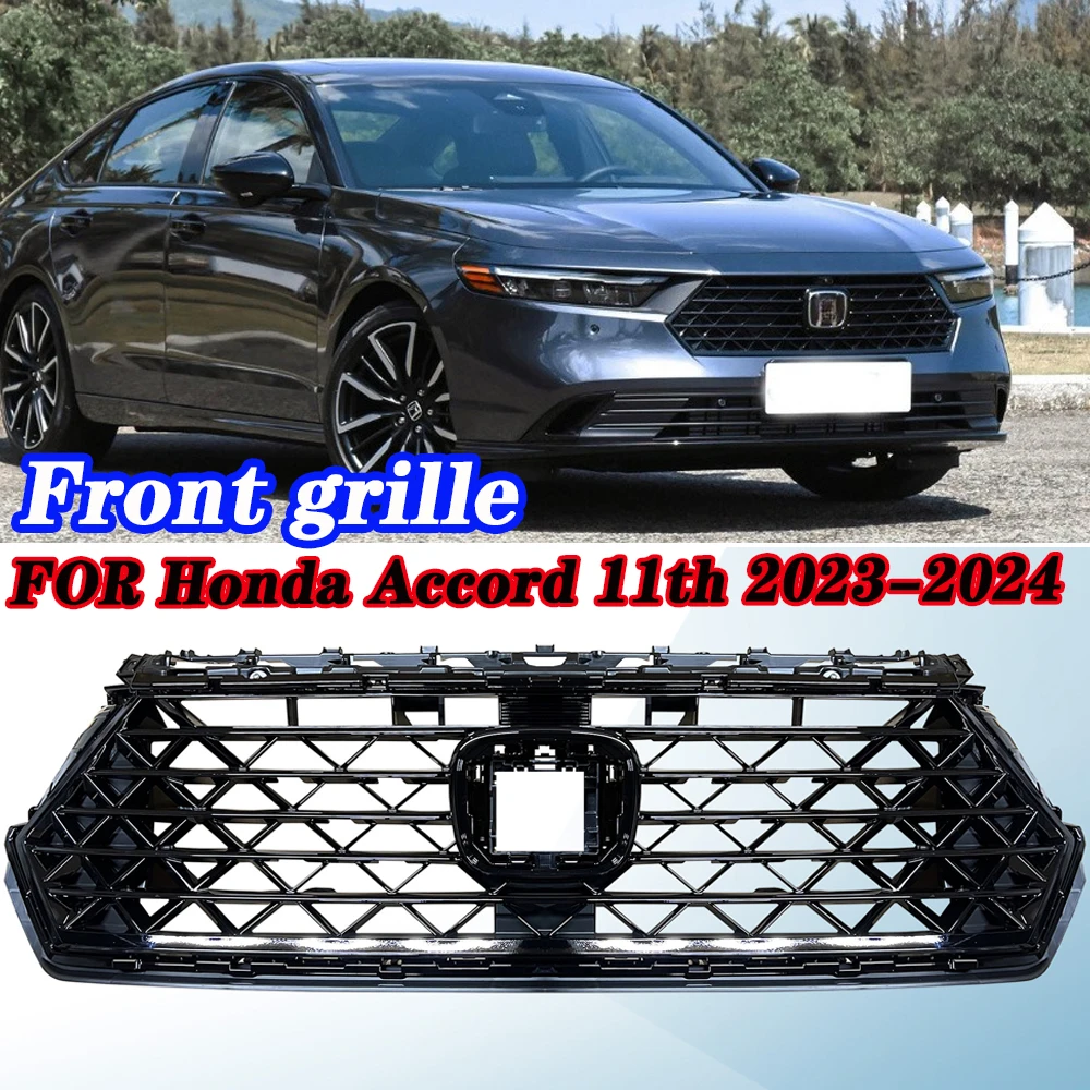 

Applicable To 11th Generation Accord Middle Grid New Energy Front Face Ventilation Middle Front Grille 2023-2024
